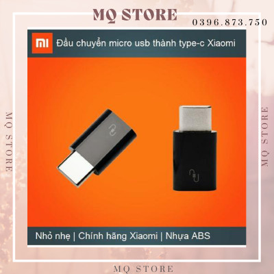 Đầu chuyễn Micro Usb sang Type C nhỏ gọn, chất liệu nhựa ABS ( hàng chính hãng)