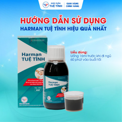 [Combo 2 Hộp] Siro An Thần Ngủ Ngon Harman Tuệ Tĩnh - Hỗ trợ an thần, giúp dễ ngủ, ngủ ngon sâu giấc