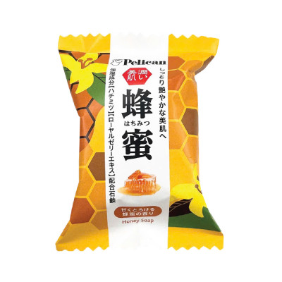 Xà Phòng Tắm Chiết Xuất Từ Mật Ong Pelican Family Soap Honey (80 G)