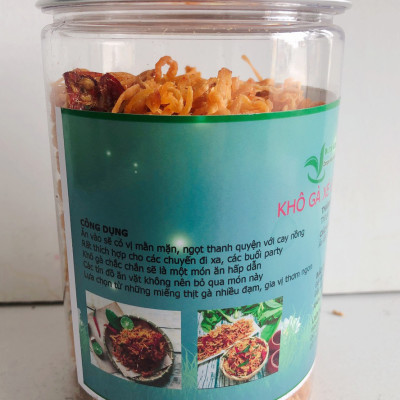 Khô gà xe lá chanh loại thượng hạng cay té lưởi (500gr)