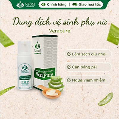 VeraPure - Dung Dịch Vệ Sinh Phụ Nữ Dịu Nhẹ, Khử Mùi & Dưỡng Ẩm Hằng Ngày