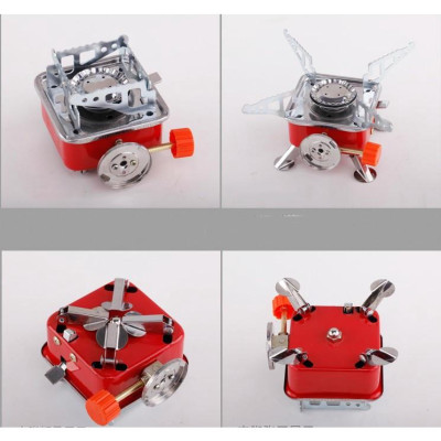 Bếp ga mini dã ngoại gấp gọn di động nhỏ cho du lịch gia đình và ngoài trời