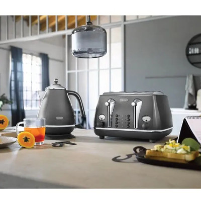 [Hàng chính hãng] Máy nướng bánh mì DeLonghi Icona Metallics CTOT2103 (BG/ GY)