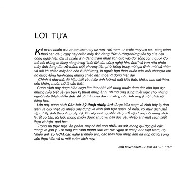 Căn Bản Kỹ Thuật Nhiếp Ảnh