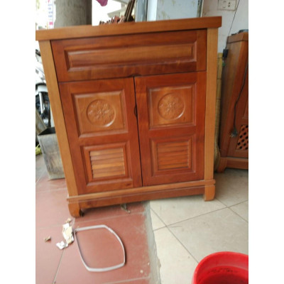 Tủ để giày gỗ xoan đào