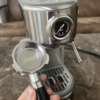 Máy pha cà phê bán tự động Espresso, Cappuccino, Latte thương hiệu Mỹ cao cấp HiBREW H10B - Hàng Nhập Khẩu