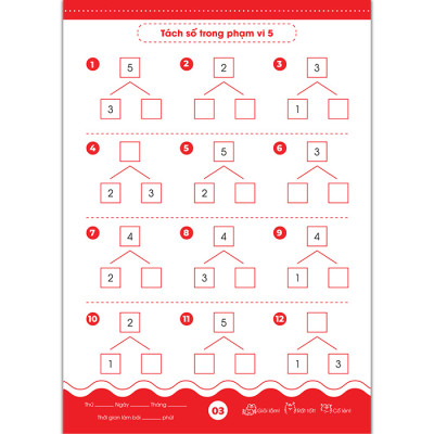 Sách - Tư Duy Toán Học Khai Phóng – Phương Pháp Tách Gộp: Nhẩm Nhanh Tính Đúng Cộng, Trừ Trong Phạm Vi 10, Tách Gộp 10, Tách Gộp 20