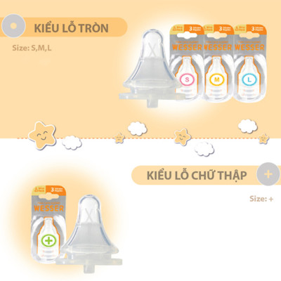 Núm vú Wesser cổ hẹp size L