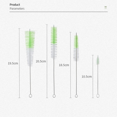 Bộ dụng cụ cọ rửa bình nước nhà bếp KM-2012 hàng Nhật