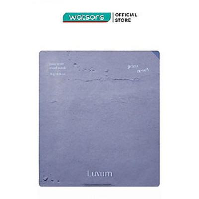 Mặt Nạ Bùn Luvum Giúp Kiềm Dầu Hỗ Trợ Giảm Mụn Pore Reset Mud Mask 16g