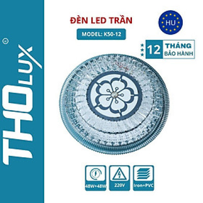 Đèn LED âm trần K50-12, đèn trang trí, Downlight LED