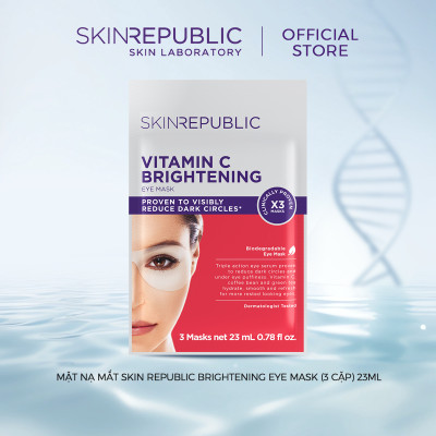 Combo 10 Mặt nạ mắt Skin Republic Brightening Eye Mask (3 cặp) 23ml