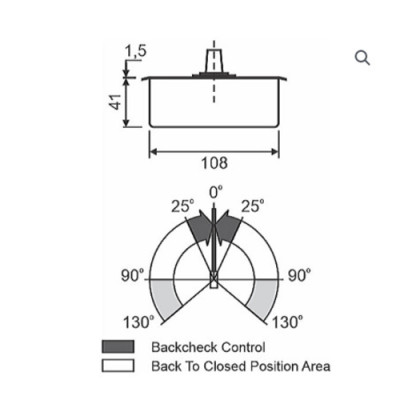 Bản lề sàn S-150-Panasonic (150kg/ cánh )