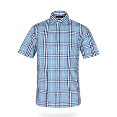 Áo sơ mi nam tay ngắn form suông vạt ngang Khatoco A1MN438T2-CNCR094-2409-N