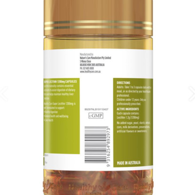 Mần đậu nành Healthy Care Super Lecithin Úc Tăng cường chức năng gan khỏe mạnh, nâng cao sức khỏe, sắc đẹp từ bên trong - QuaTangMe Extaste