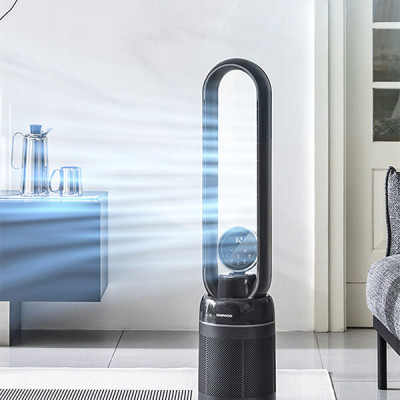 Quạt Không Cánh Tạo Ẩm Deawoo AM06 Thương Hiệu Hàn Quốc Có Hẹn Giờ - Hàng Nhập Khẩu