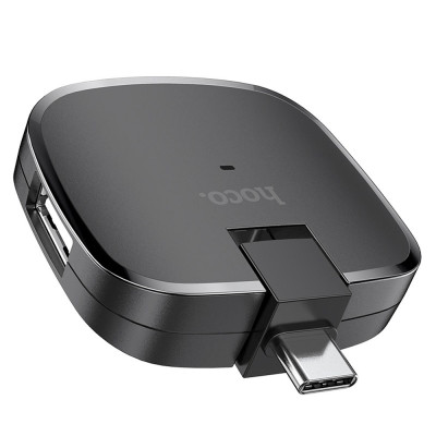 Bộ Chuyển Hoco HB11 Type-C Sang 3 cổng USB 2.0) - Hàng Chính Hãng 