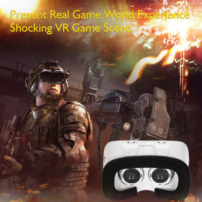 Kính thực tế ảo Arealer VR 3D DIY w / Công tắc từ tính gắn trên đầu