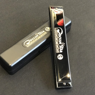 Kèn harmonica tremolo 24 lỗ Ocean Star màu đen- Chính hãng Hohner Đức