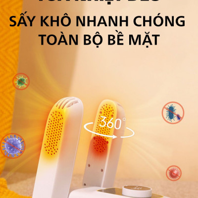 Máy Sấy Giày Tia cực tím Nanjiren sấy khô, khử mùi, khử khuẩn giày siêu nhanh