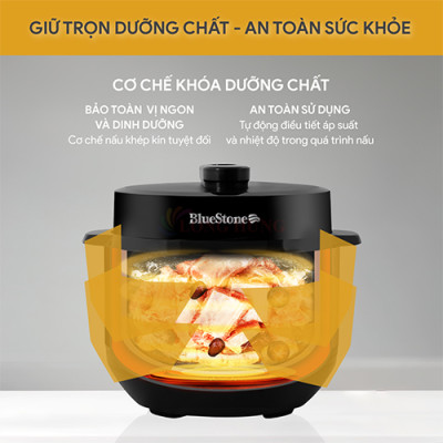 Nồi áp suất Bluestone 5 lít PCB-5648 - Hàng chính hãng