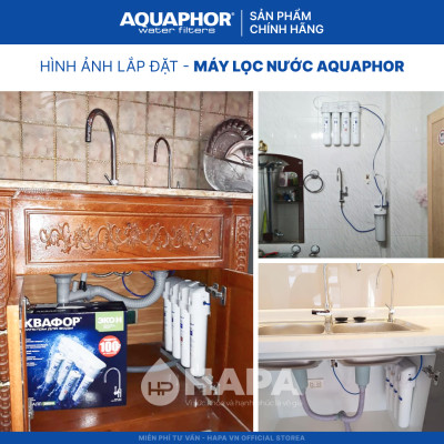 Máy Lọc Nước AQUAPHOR CRYSTAL ECO H Chuẩn Nước Khoáng Uống Trực Tiếp, Công Nghệ NANO Aqualen Độc Quyền, Máy Lọc Nước Không Điện - Nhập Khẩu Châu Âu, Hàng Chính Hãng
