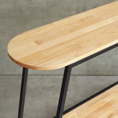 Bàn trang trí console gỗ cao su chân sắt Juno sofa CSTCT061120x30x85 cm nhiều màu lựa chọn 