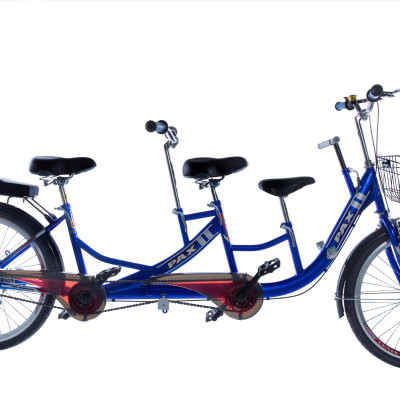 Xe đạp đôi gia đình cao cấp PAX 2 Sport - Kiểu dáng thể thao - Hai người đạp tự do - Trọng tải 300kg - Có thêm ghế cho bé