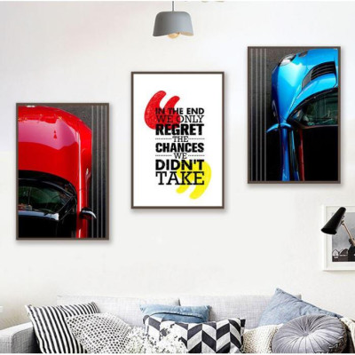 TRANH BỘ 3 TREO TƯỜNG CỠ ĐẠI (40 x 60cm x3 bức) - PHONG CÁCH BẮC ÂU- TB31009FGC1