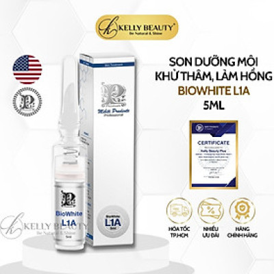 Son Khử Thâm Dưỡng Hồng Môi Mibiti Prudente Biowhite L1A | Kelly Beauty