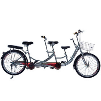 Xe đạp đôi gia đình cao cấp PAX 2 Sport - Kiểu dáng thể thao - Hai người đạp tự do - Trọng tải 300kg - Có thêm ghế cho bé