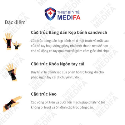 Băng Bảo Vệ Khớp Cổ Tay Vantelin Wrist Support size S