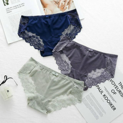 Combo 5 Quần Lót Nữ Su Xốp Phối Ren Mã 2212 – 3D Êm Ái, Thoáng Khí, Tôn Dáng