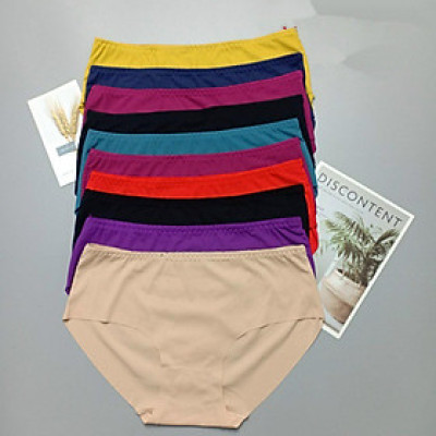 Combo 10 Quần lót su sọc dọc co giãn 4 chiều hàng cao cấp (50kg-60kg)
