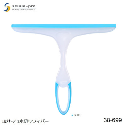 Cây lau kính cầm tay Seiwa Pro lưỡi gạt Silicon 24.5 cm - Hàng nội địa Nhật Bản - Giao màu ngẫu nhiên