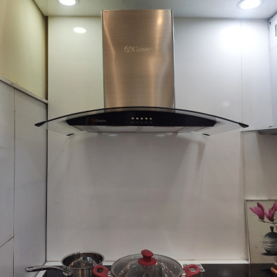Máy hút mùi kính cong Grasso GS 3388S - 600 (Hàng chính hãng)
