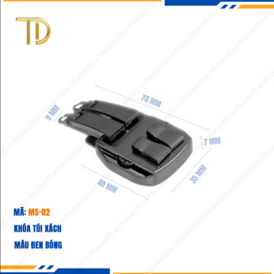 Khóa túi xách, Khóa số túi xách, Khóa số dây kéo đôi túi xách công nghệ mạ điện độ bền 5-8 năm