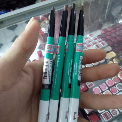 Chì mí kết hợp chì mày siêu tiết kiệm MiraCulous Hàn Quốc #05 nâu sẫm tặng kèm móc khoá