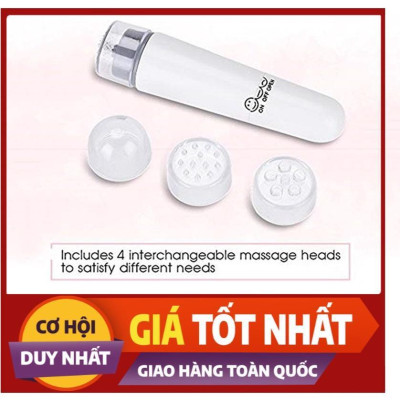 Bút massage mặt cầm tay 4 đầu loại xịn nhất giá rẻ (có hàng sẵn) (Hàng Chính Hãng)