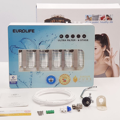 Máy Lọc Nước Trực Tiếp 6 Cấp Độ Lọc Eurolife EL-UF6 - Hàng Chính Hãng