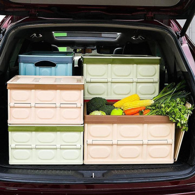 Hộp Đựng Đồ Tiện Dụng Có Thể Gập Gọn Loại 56L/30L Để Đồ Cốp Sau Ô Tô - Thùng Đựng Đồ Đa Năng