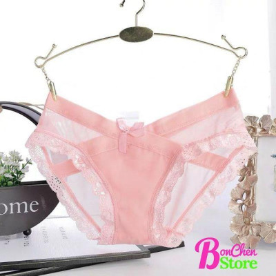 Combo 5 quần lót ren lưới , quần lót cạp chéo sexy giao màu ngẫu nhiên
