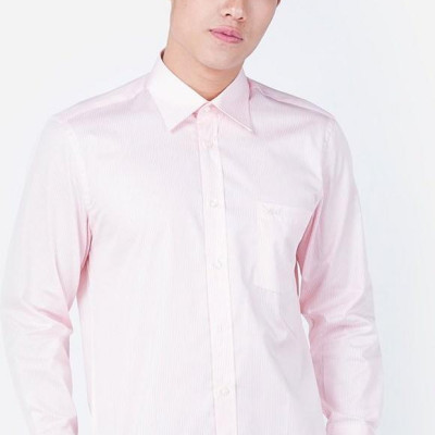 Áo Sơ Mi Nam Tay Dài Aligro Màu Hồng ALG0076