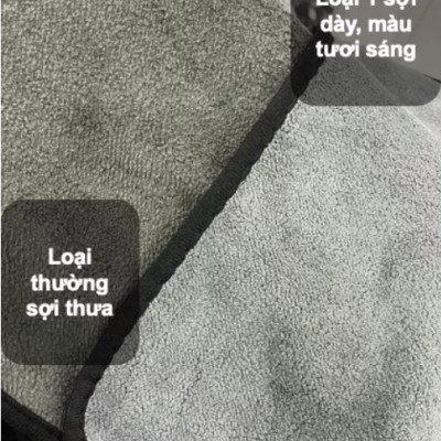 Khăn lau xe MICROFIBER mềm mịn siêu thấm hút chuyên lau ô tô, xe máy, spa