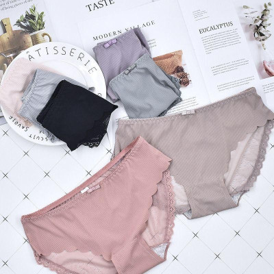 COMBO 5 QUẦN SU PHỐI REN LƯỚI CHẤM BI 1418