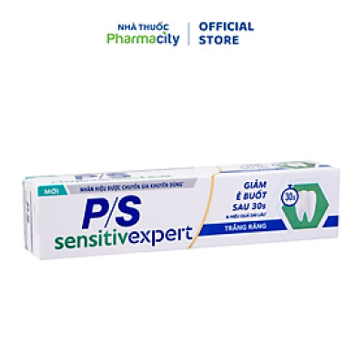 Kem đánh răng P/S Sensitive giảm ê buốt và làm trắng răng (100g)