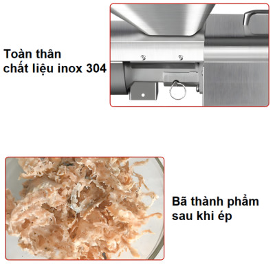 Máy ép dầu thực vật Nóng và Lạnh. Thương hiệu Anh Quốc AOSIDA cao cấp WF-J168 - Hàng chính hãng