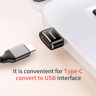 Baseus LV119-A01 Đầu Chuyển USB Type A Sang USB Type C Tốc Độ Cao Baseus | Chính hãng Baseus