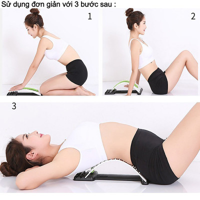 Dụng cụ Massage tập lưng và hỗ trợ cột sống, chống thoát vị đĩa đệm 