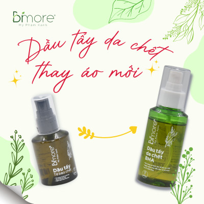 Dầu tẩy tế bào chết BHA Bimore làm sạch sâu ngăn ngừa mụn sáng da_100ml